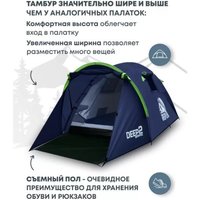Треккинговая палатка RSP Outdoors Deep 2 (синий)