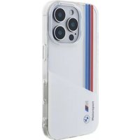 Чехол для телефона BMW Motorsport PC/TPU Tricolor Vert stripes для iPhone 16 Pro Max BMHCP16X23HTHOH