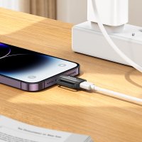 Адаптер Hoco UA31B USB Type-C - Lightning (черный)