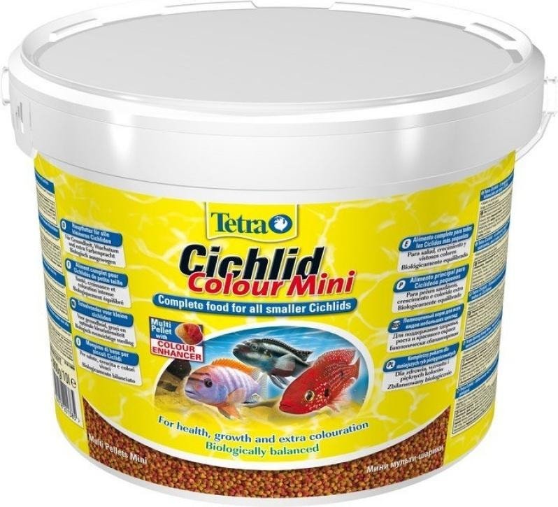 

Сухой корм Tetra Cichlid Colour Mini Pellets 10 л