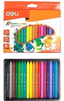 

Восковые мелки Deli Color Emotion C20010 (18 цв)