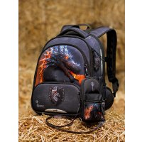 Школьный рюкзак Grooc 9-148 + пенал + мешок + сумка-пенал