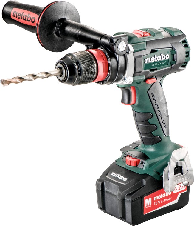 

Дрель-шуруповерт Metabo BS 18 LTX BL Q I (5.2 А*ч)