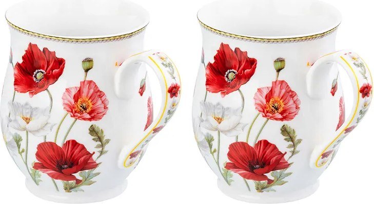 

Набор кружек Elan Gallery Маки 420329_2 (2шт)