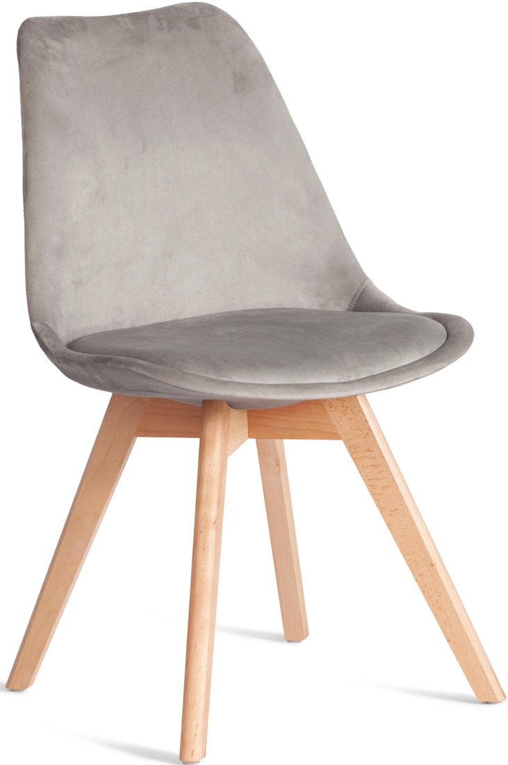 

Стул TetChair Tulip Soft mod. 053V (светло-серый HLR 39/натуральный)
