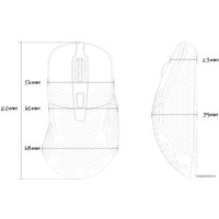 Игровая мышь Xtrfy M4 (ретро)