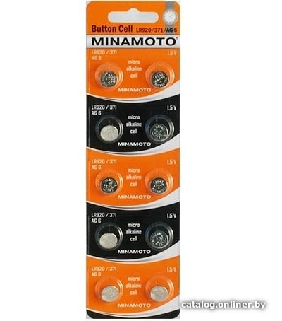 Батарейка Minamoto LR920/371/AG6 10BP