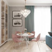 Кухонный стол Домус Оригами-1 (белый/белый)