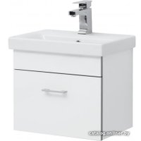 Aquanet Тумба Верона 50 00254066 с умывальником Moduo Slim (белый)