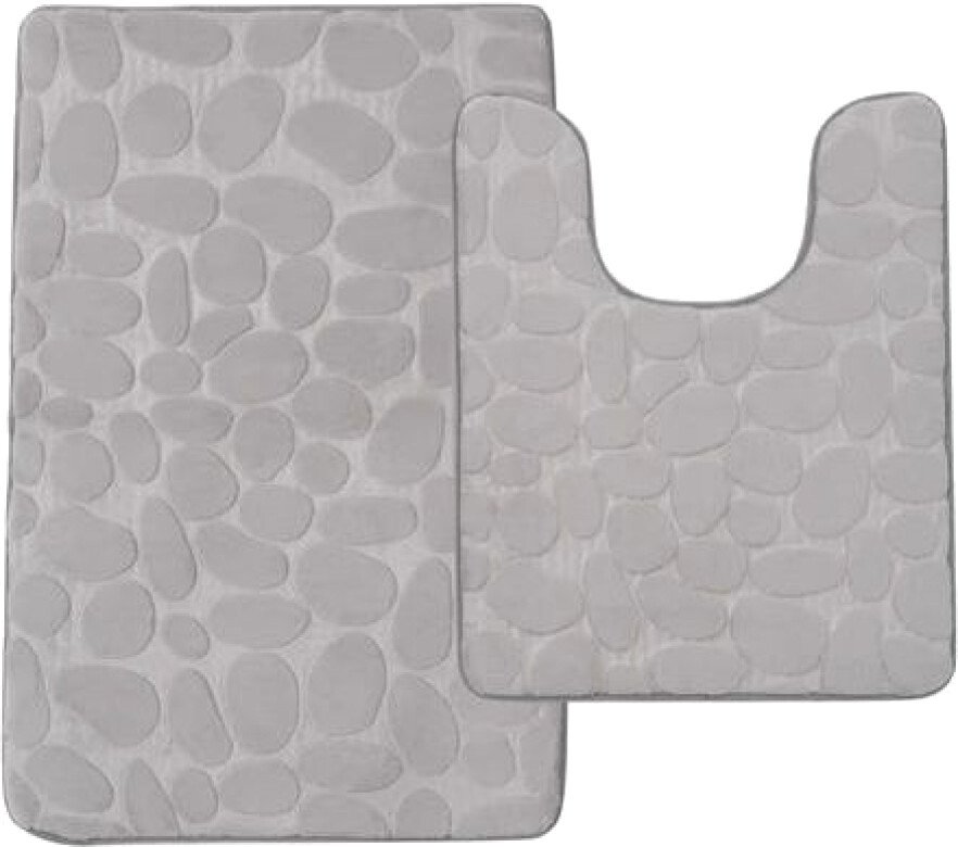 

Набор ковриков Home One U-shape рельефный 397836 50x80/50x60 (светло-серый)