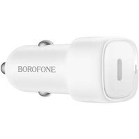 Автомобильное зарядное Borofone BZ34A (белый)