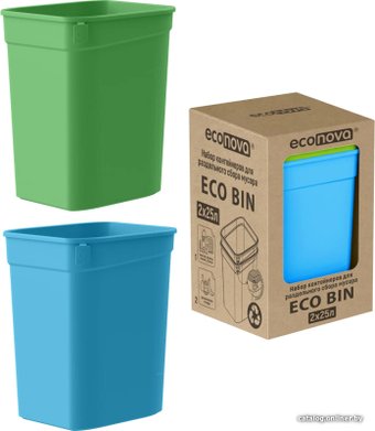 Комплект мусорных ведер Econova Eco Bin 434261518