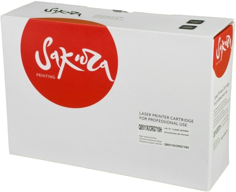 

Картридж Sakura Printing SAQ6511X/CRG710H (аналог HP Q6511X)