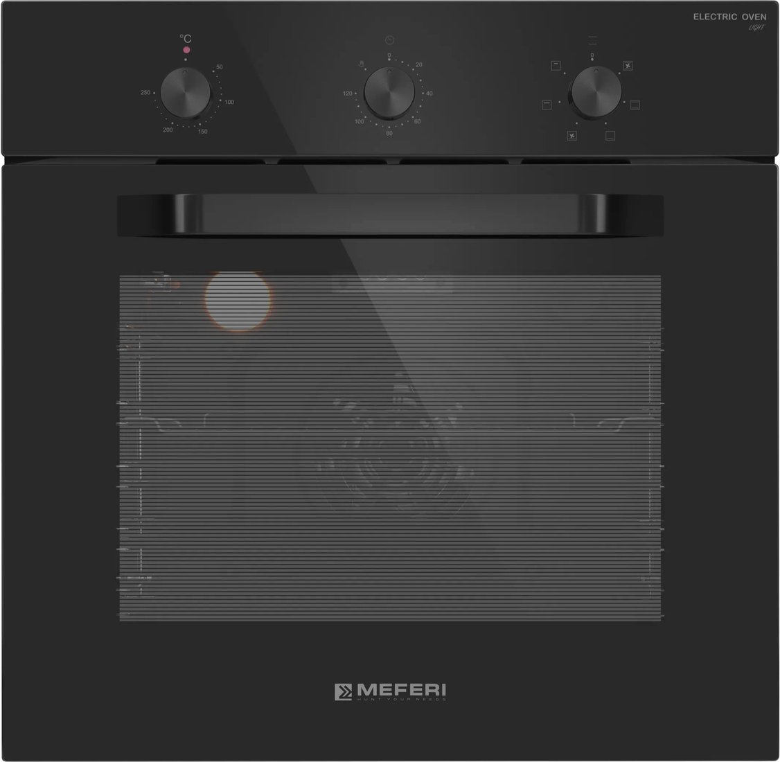 

Электрический духовой шкаф Meferi MEO606BK Light