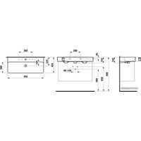  Laufen Тумба Space H4102021601001 с умывальником Val H8102870001041