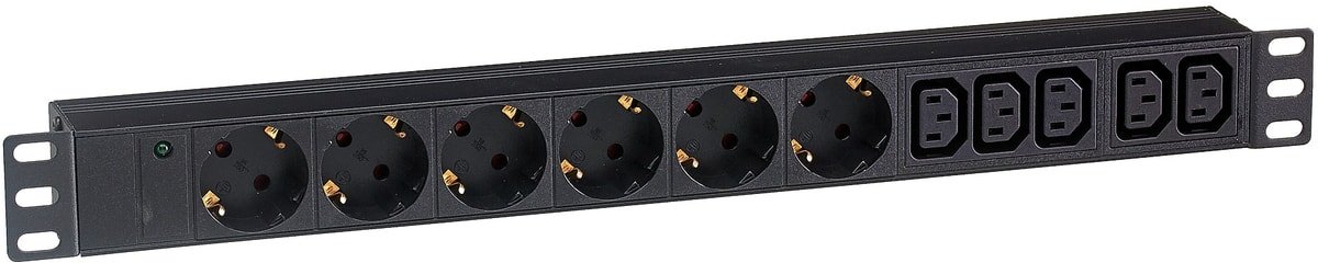 

Блок розеток ExeGate ServerPro PDU-19H010 Al-5C136S-C14