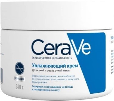 

CeraVe Крем увлажняющий для сухой и очень сухой кожи лица и тела 340 мл