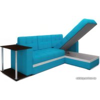 Угловой диван Мебель-АРС Атланта (синий)