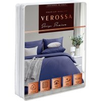 Евро комплект постельного белья Verossa Stripe Евро Indigo VRT 2501 70004 ST13 23