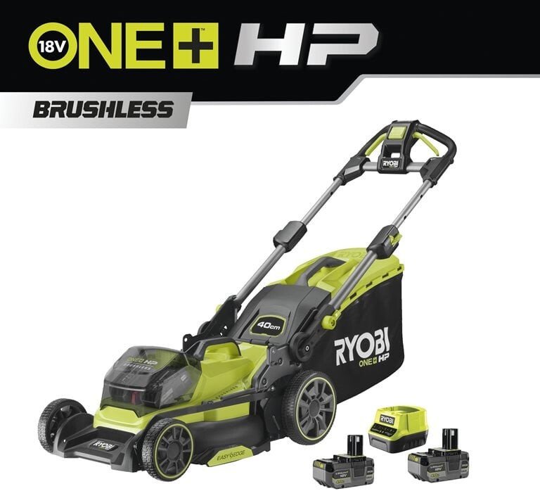 Газонокосилка Ryobi RY18LMX40B-240 (с 2-мя АКБ)