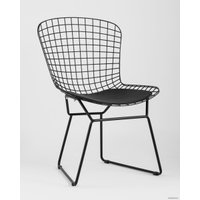 Стул Stool Group Bertoia с черной подушкой (черный)