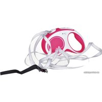 Поводок-рулетка Flexi New Comfort S Tape 5 м (красный)