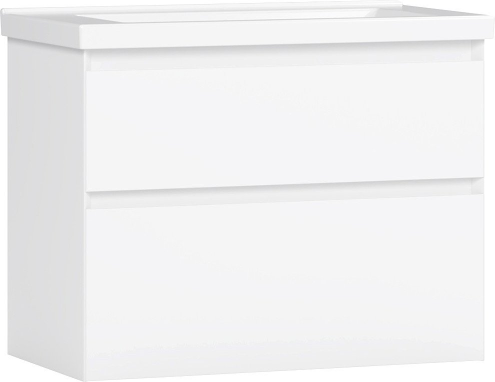 

Belux Тумба под умывальник Киото НП 80-02 (1, белый глянцевый)