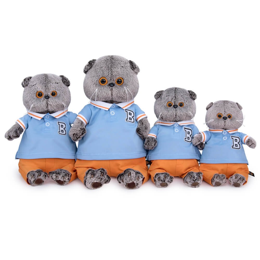 

Классическая игрушка BUDI BASA Collection Басик в голубом поло Ks25-210 (25 см)