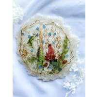 Подставка декоративная Wood_N_Sea Незабудки Пи-11/26