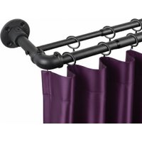 Карниз для штор UG Home Раздвижной 2-рядный 2КМ-367-Ч (черный, 1.5-3.67м) в Гомеле