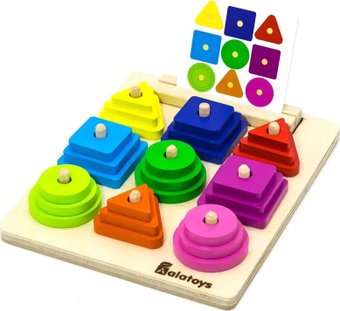 Сортер Alatoys Пирамидки РН08 ПФ