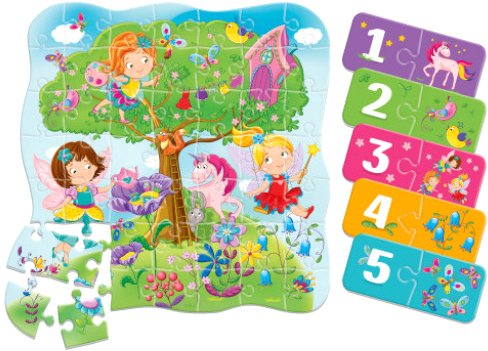 

Мозаика/пазл Roter Kafer Феи 2 в 1 RK1140-02 (49 эл.)