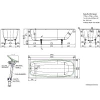 Ванна Универсал Грация 170x70