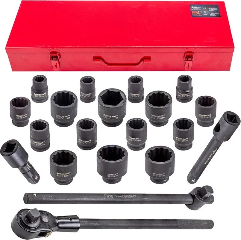 

Универсальный набор инструментов ForceKraft FK-6212-9MPB(56368)