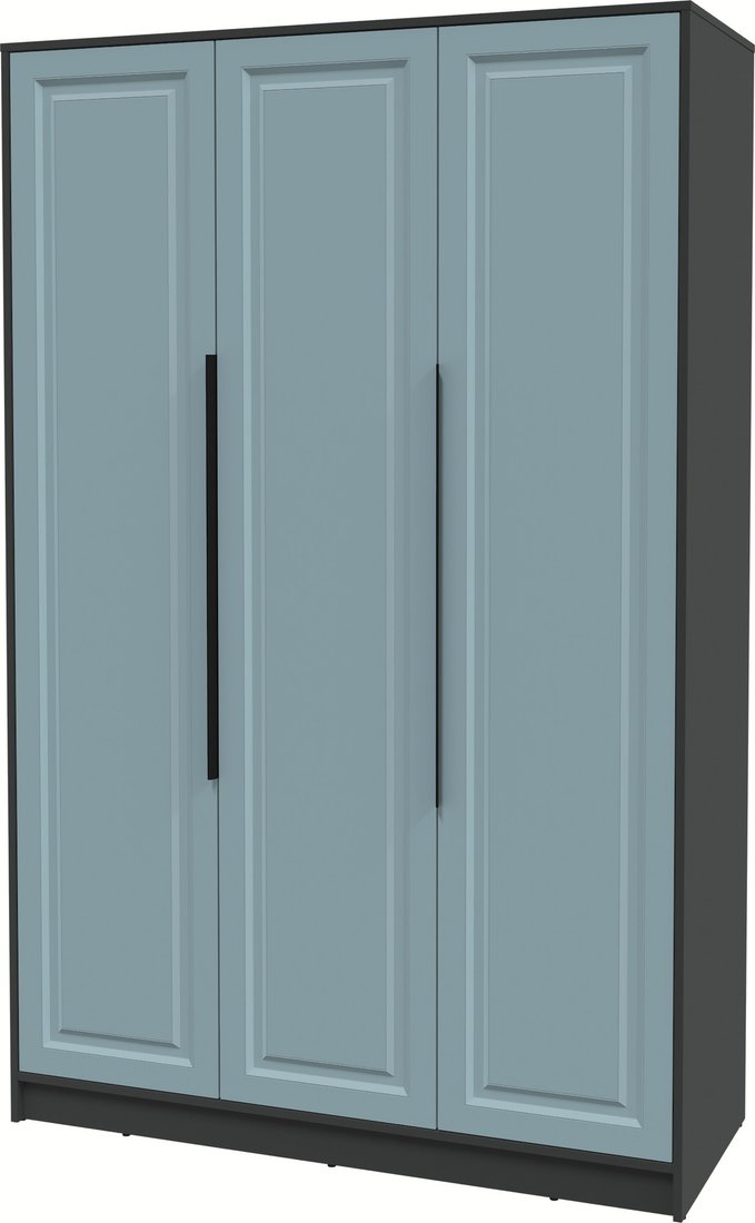 

Шкаф распашной Интерлиния Концепт КТ-Ш3 Деко (антрацит/океан)