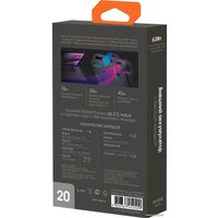 Внешний аккумулятор InterStep PB2060PD (бордовый)