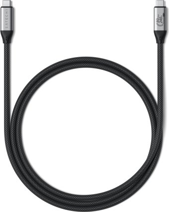 Кабель Satechi USB4 Pro V2 USB Type-C - USB Type-C ST-YU4120K (1.2 м, черный)