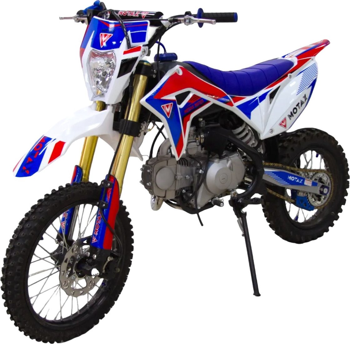 

Мотоцикл Motax MX 125 17/14 (черный/белый/синий)