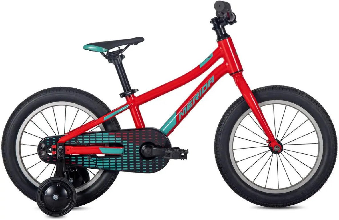 Детский велосипед Merida Matts J16+ (MattRaceRed/Teal)