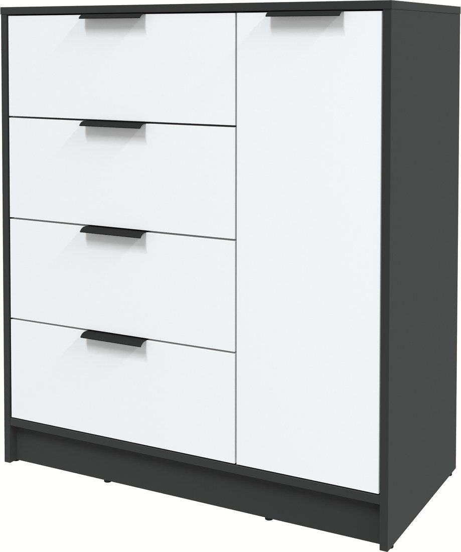 

Тумба Интерлиния Концепт КТ-Т90 (белый платинум/антрацит)