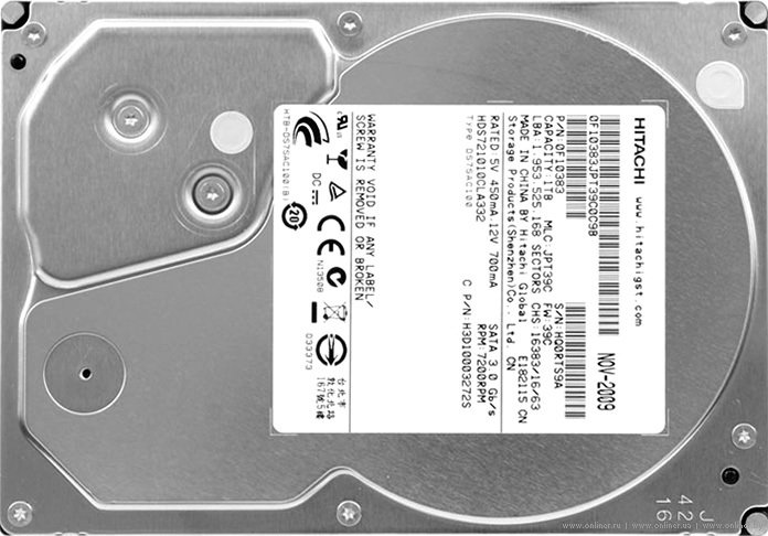 

Жесткий диск HGST Deskstar 7K1000.C 500GB HDS721050CLA362