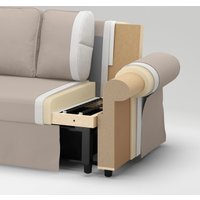 Софа Ikea Vretstorp Hakebo серо-зеленый s09491254