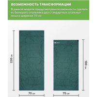 Спальный мешок RSP Outdoors Family 350 Double (220x150 см)