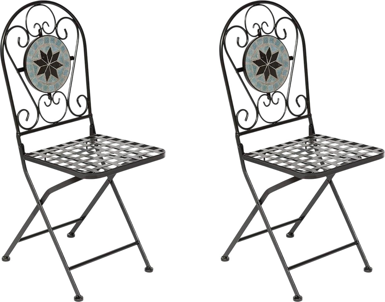 Садовый стул TetChair Secret de Maison Vicenza (2 шт, черный/плитка Astra)