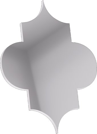 Самоклеящийся зеркальный декор MirrorWall Стамбул Мини (1 м2)