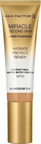 Тональный крем Max Factor Miracle Second Skin Hybrid Foundation SPF20 (тон 08) 30 мл