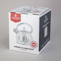 Чайник со свистком Agness 907-264