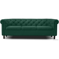 Диван Brioli Винчестер трехместный (J8/темно-зеленый)