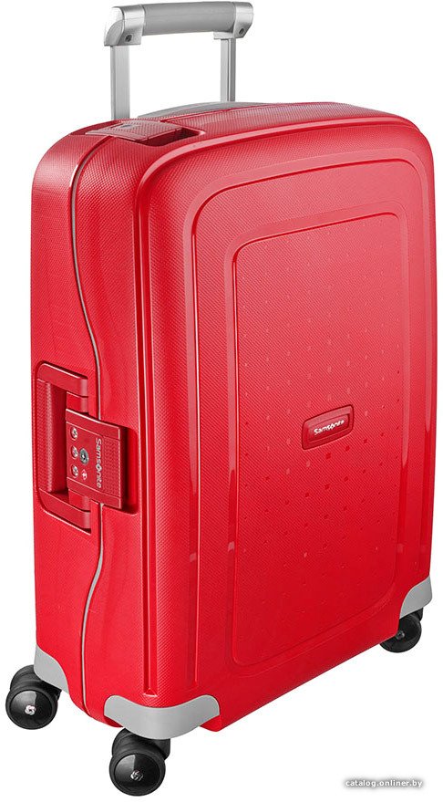 Чемодан-спиннер Samsonite S'Cure Crimson Red 55 см