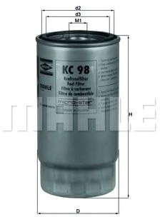 Топливный фильтр Mahle Knecht KC98